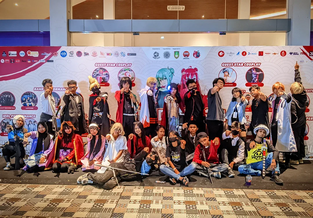 Fotbar ramai para peserta event jejepangan