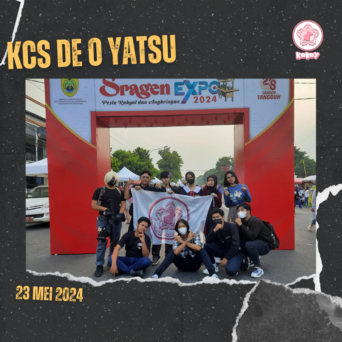 Dokumentasi KOBOY pada event Kos de O Yatsu