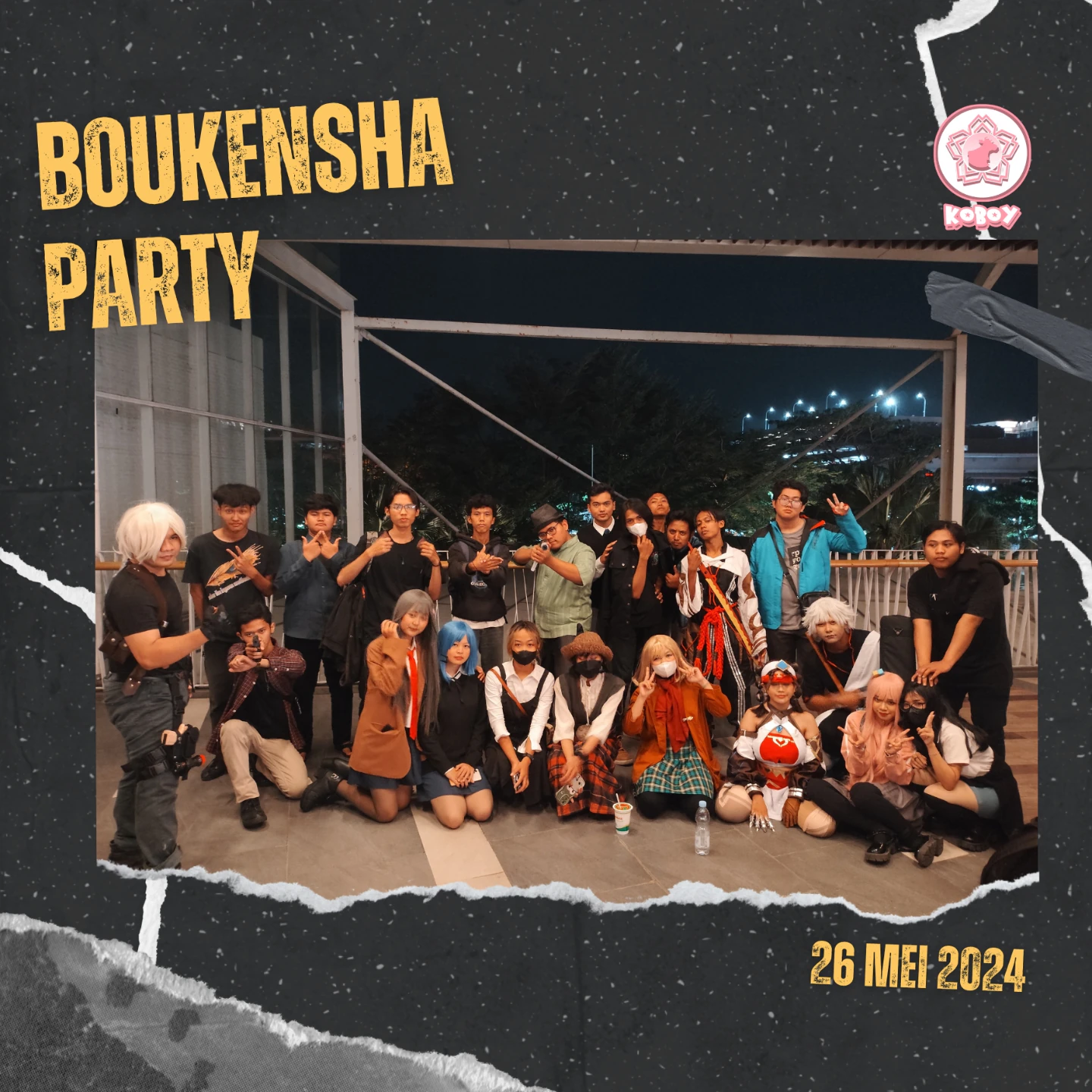 Dokumentasi KOBOY pada Boukensha Party