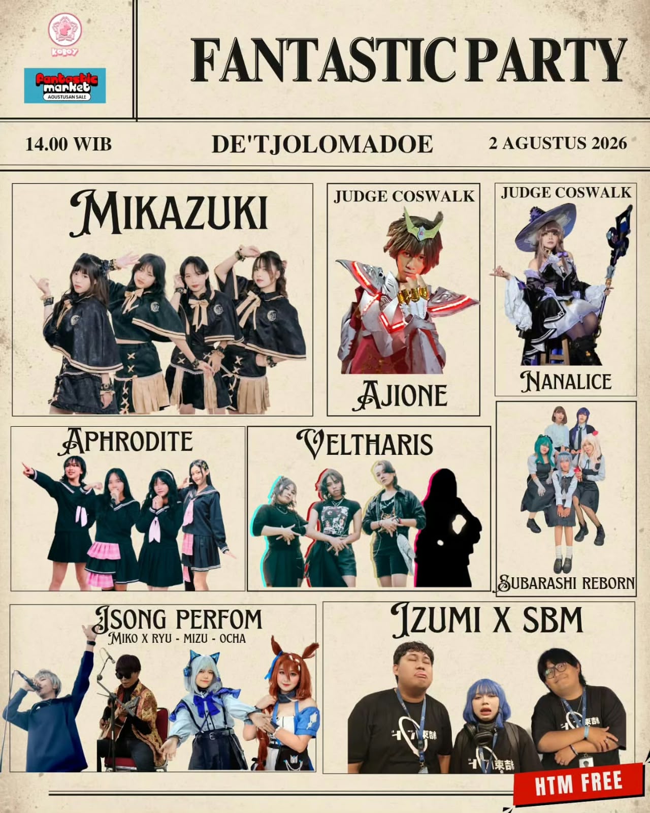 Poster Funtastic Market 4 — Fantastic Party