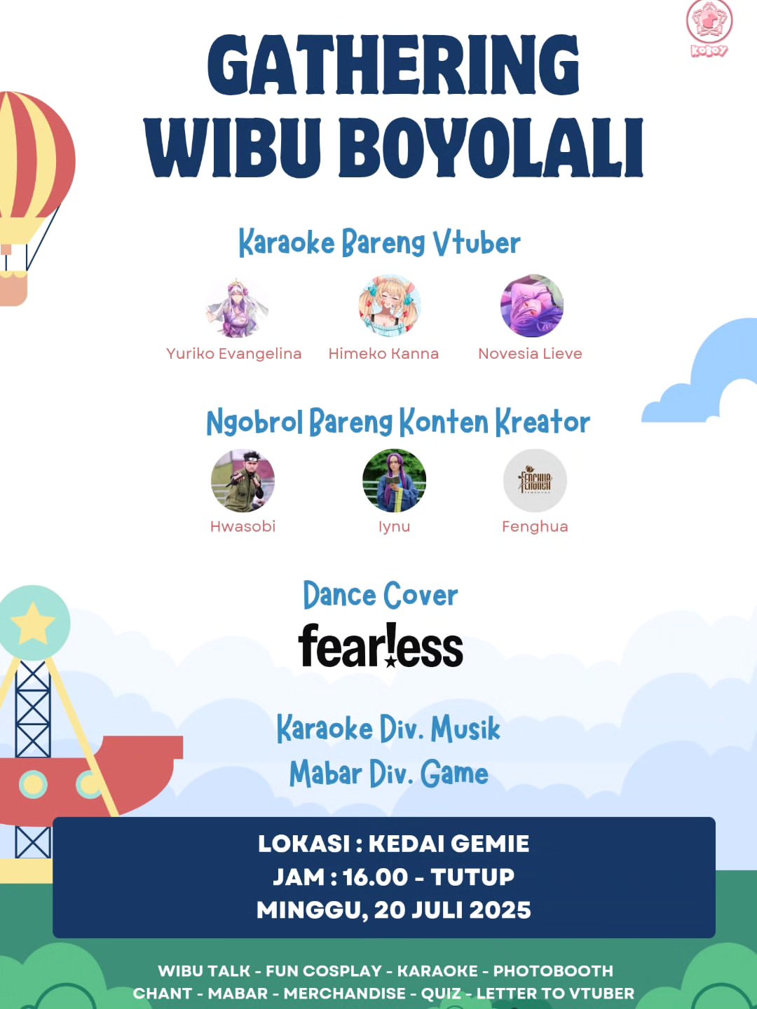 Poster Gathering Wibu Boyolali